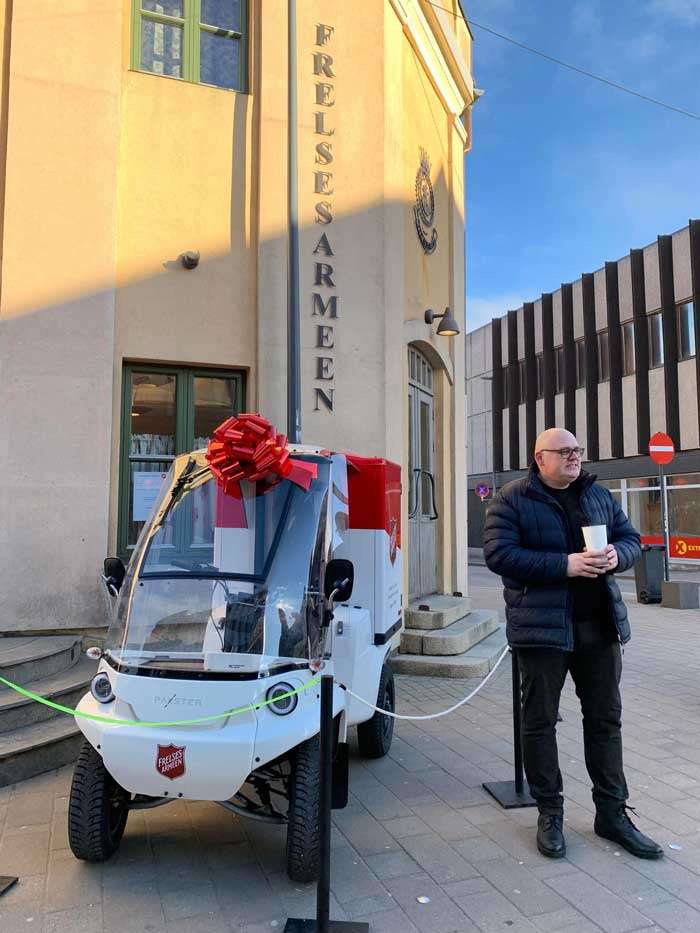 donation the salvation army paxster