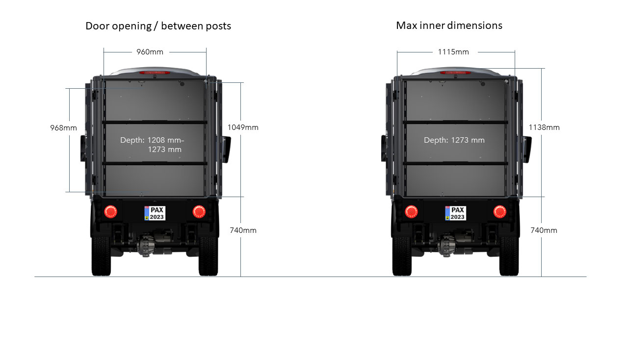 paxster xl specs
